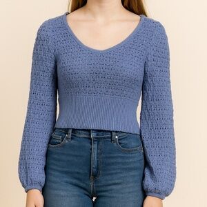Altar’d State Knit Cropped Sweater